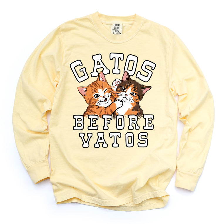 Gatos Before Vatos Long Sleeve Tee
