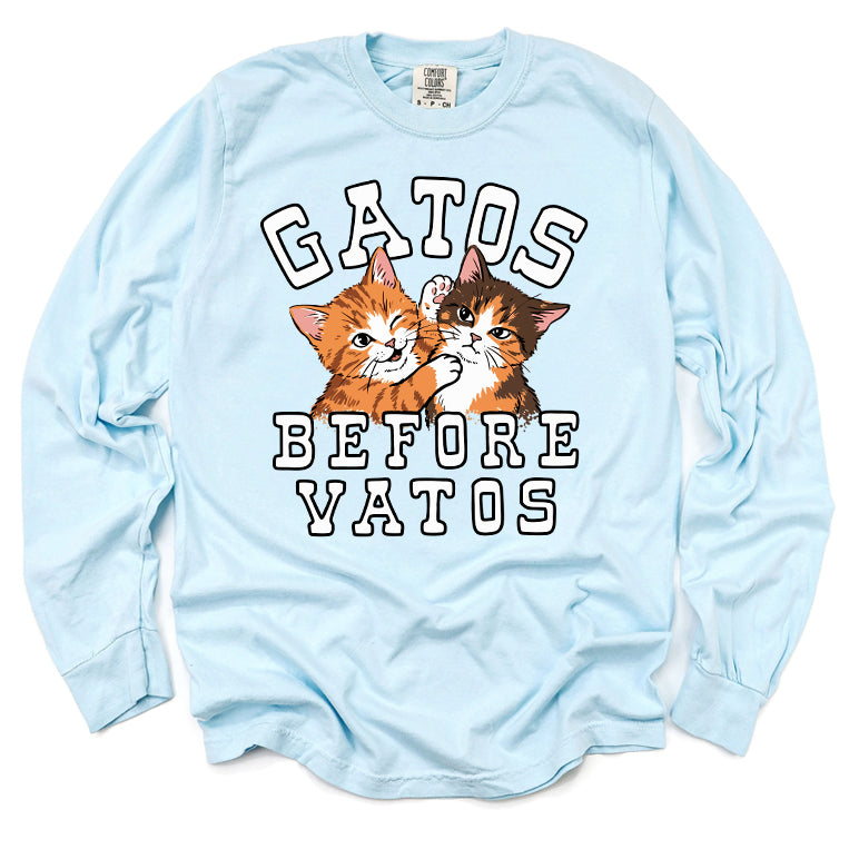 Gatos Before Vatos Long Sleeve Tee