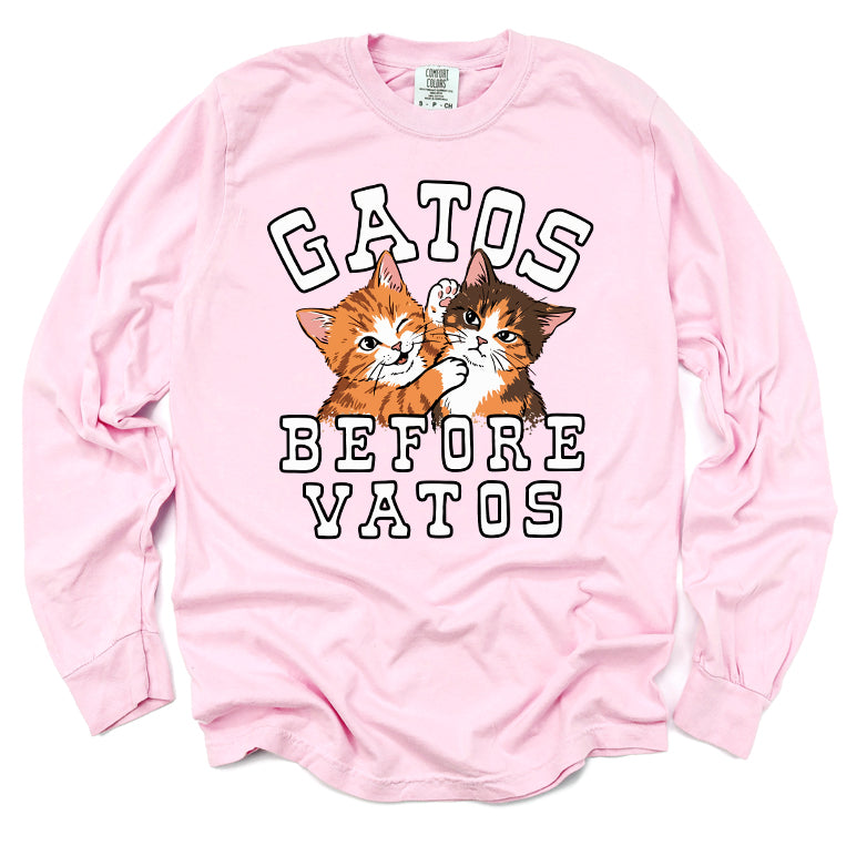 Gatos Before Vatos Long Sleeve Tee