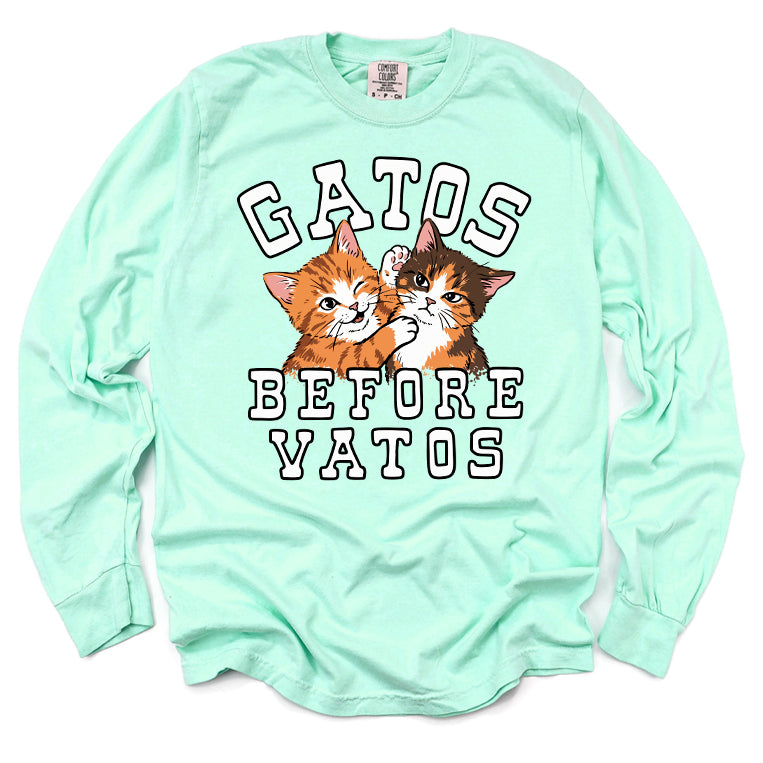 Gatos Before Vatos Long Sleeve Tee