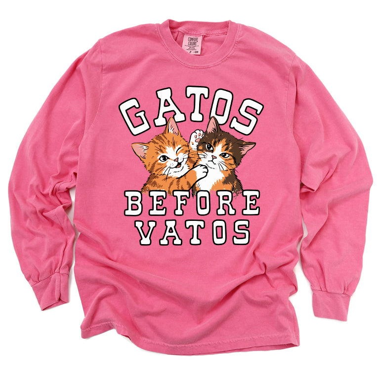 Gatos Before Vatos Long Sleeve Tee