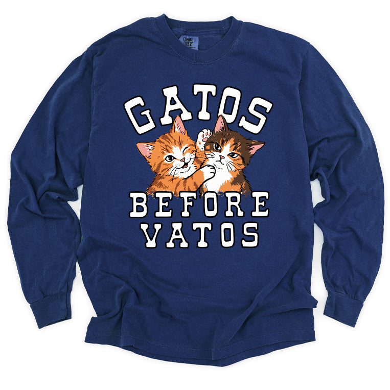Gatos Before Vatos Long Sleeve Tee