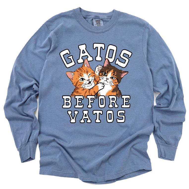 Gatos Before Vatos Long Sleeve Tee
