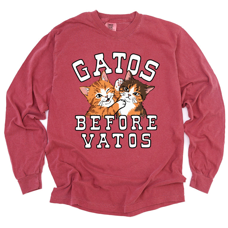 Gatos Before Vatos Long Sleeve Tee