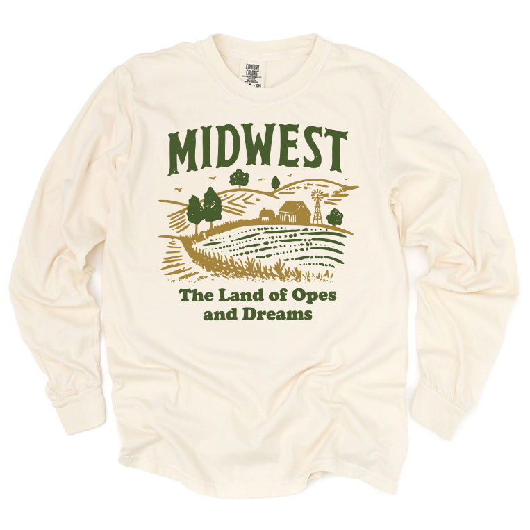 Midwest Land of Opes and Dreams Long Sleeve Tee