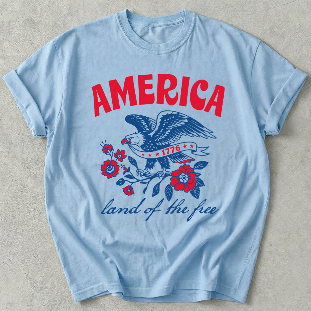 America Land Of The Free Tee