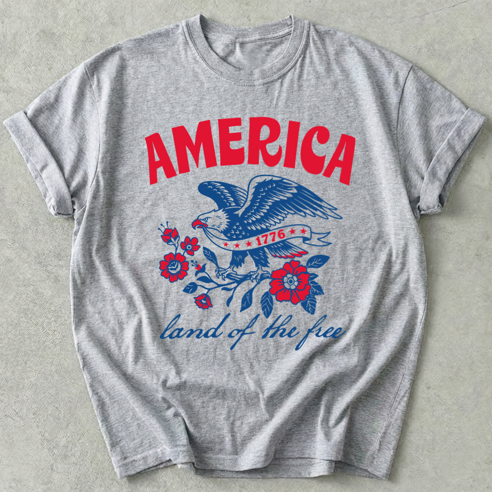 America Land Of The Free Tee