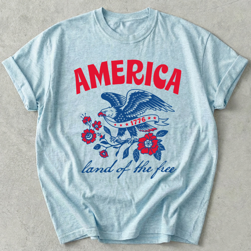 America Land Of The Free Tee