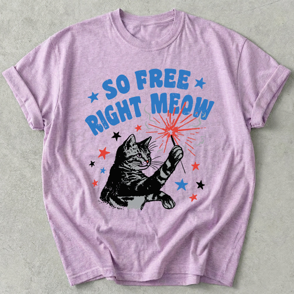 So Free Right Meow Tee