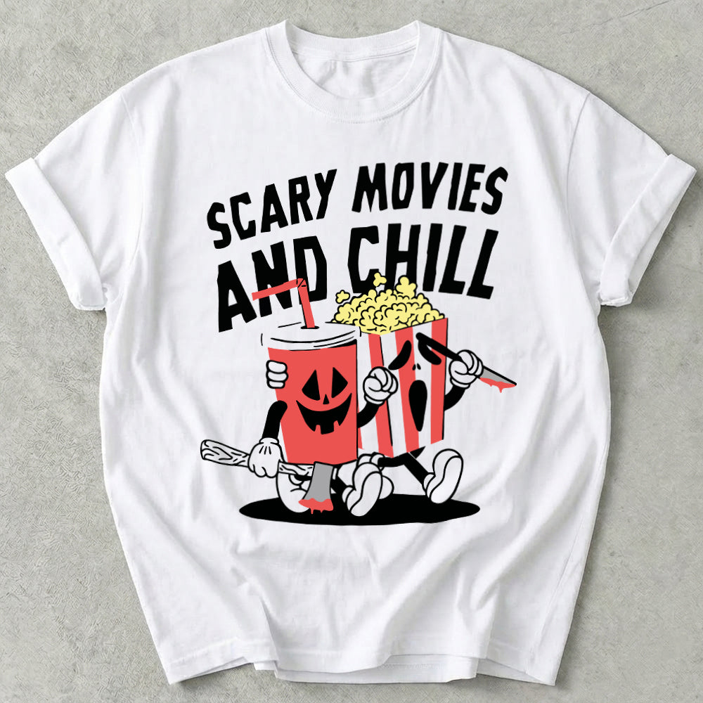 Scary Movies and Chill Tee