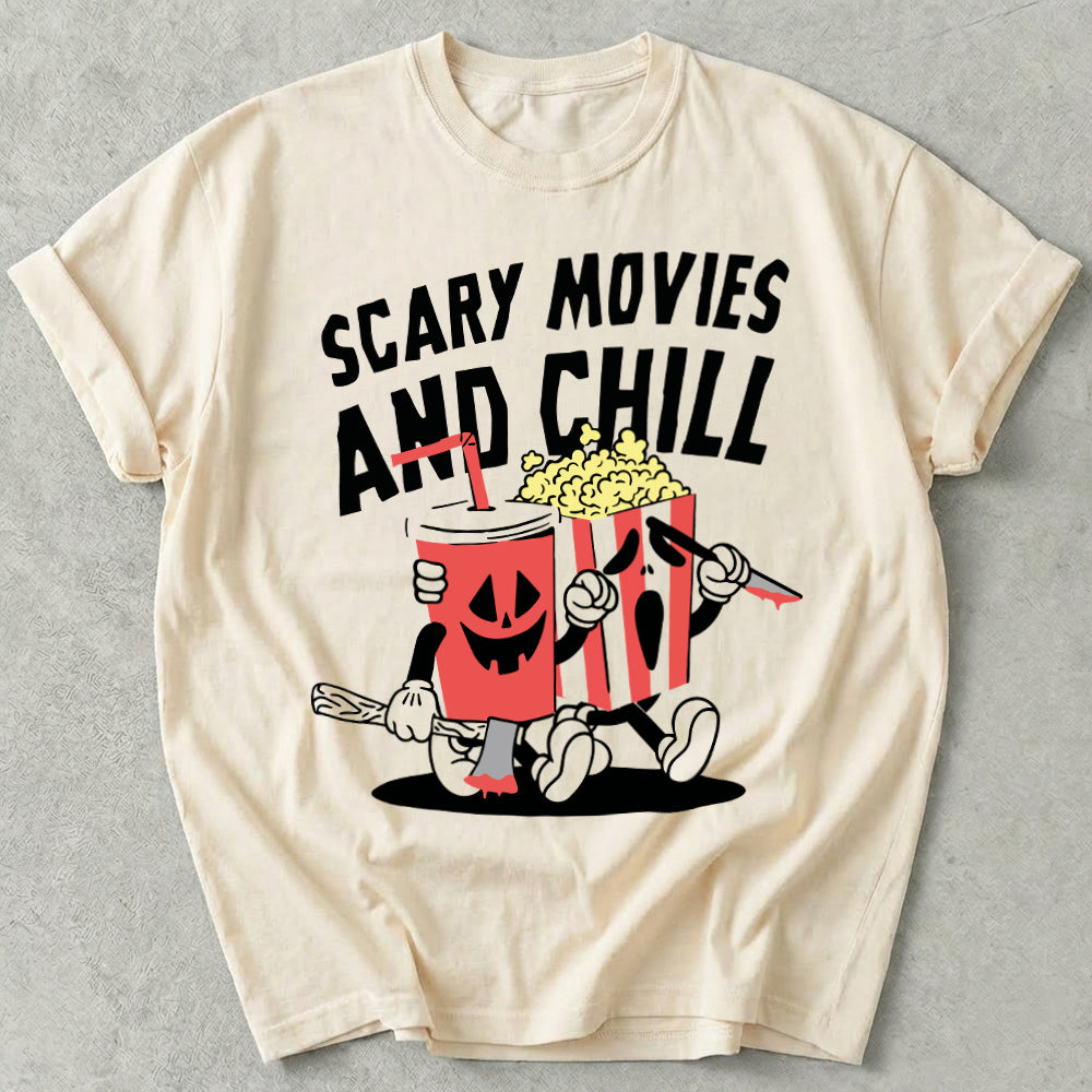 Scary Movies and Chill Tee