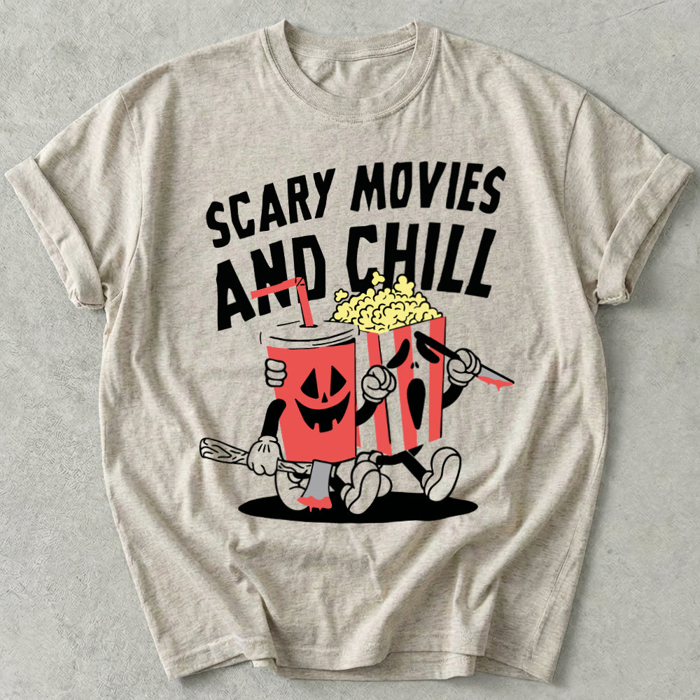 Scary Movies and Chill Tee