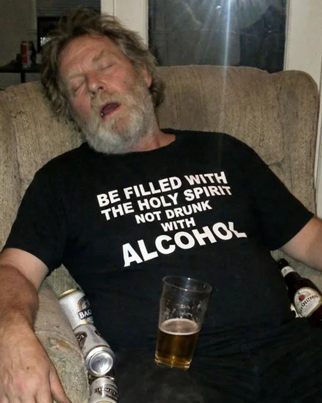 be filled with the holy spirit not drunk with alcohol