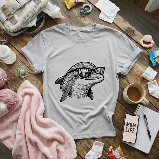 Mama Dolphin T-Shirt